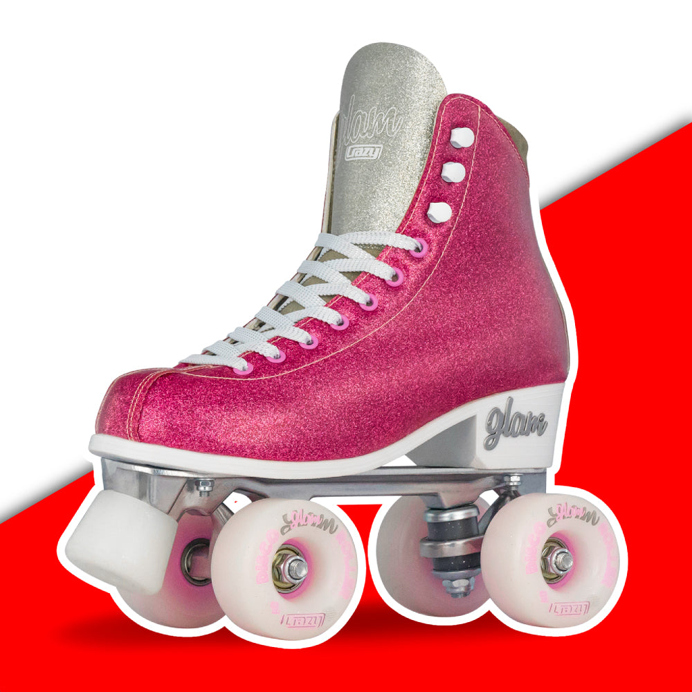 Warehouse Deal | GLAM Pink Glitter - Roller Skates