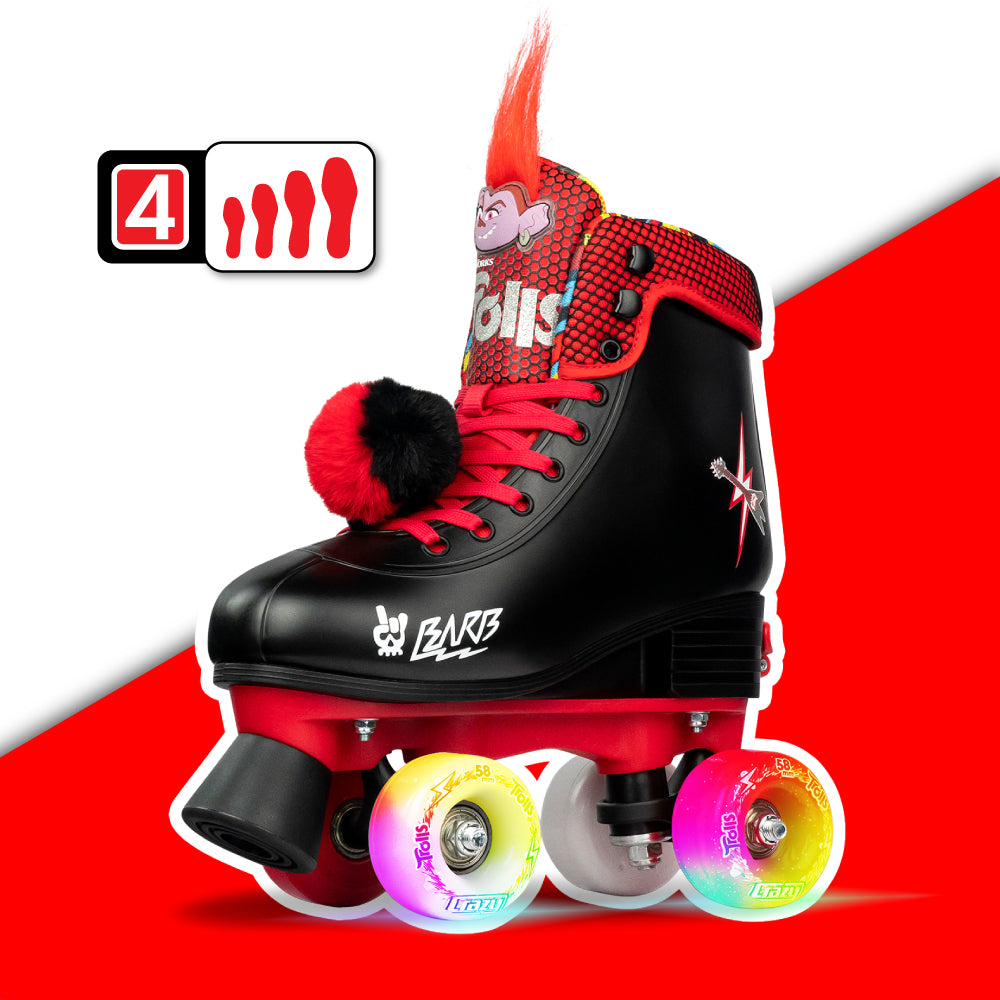 Warehouse Deal | TROLLS Barb - Size Adjustable Roller Skates