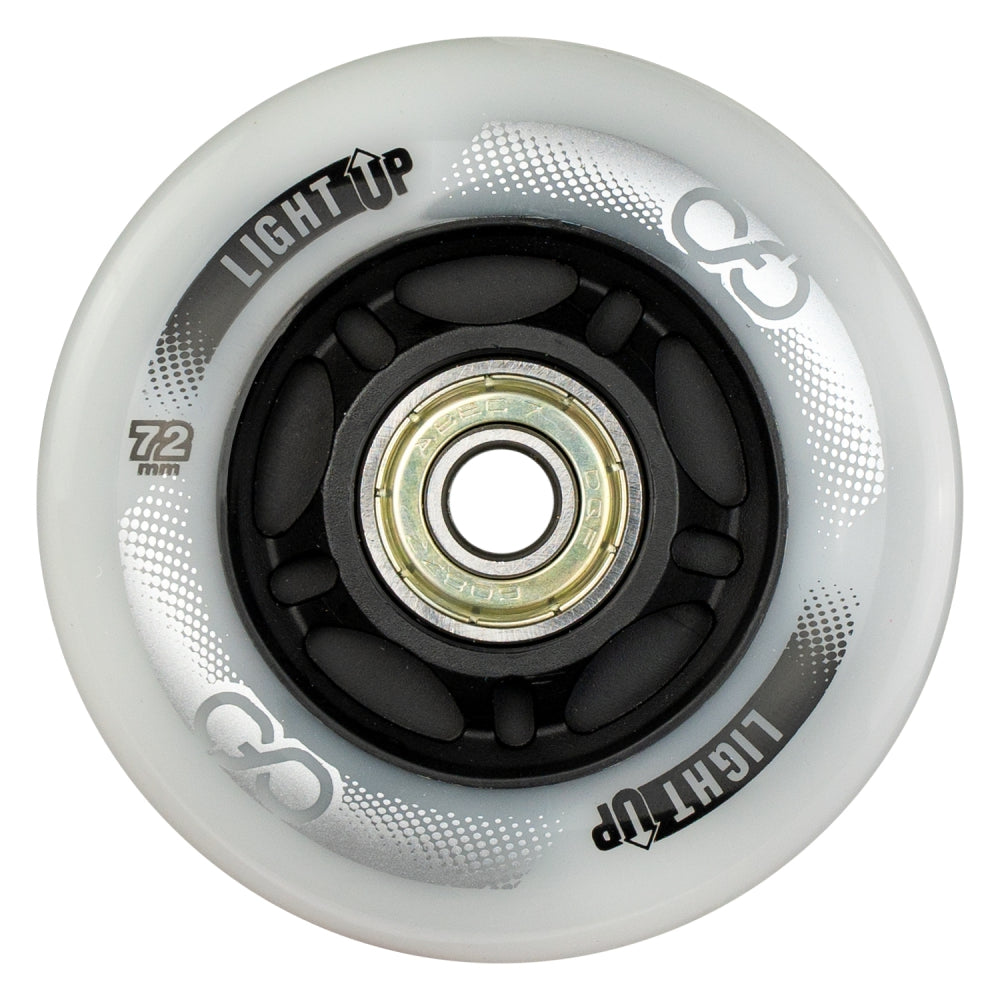 ALPHA Light-Up LED Inline Skate Wheels