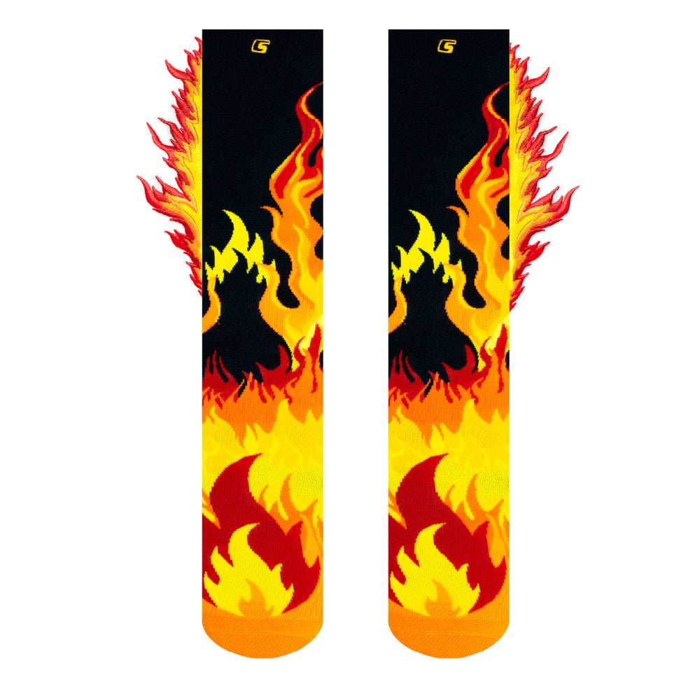 FLAME ON | Crazy Socks