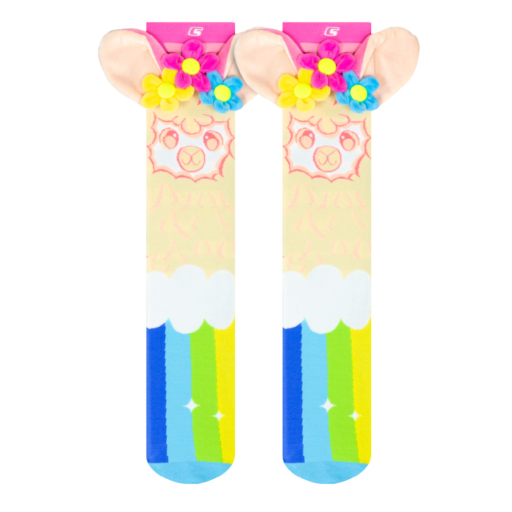 LLAMA FLOWERS | Crazy Socks