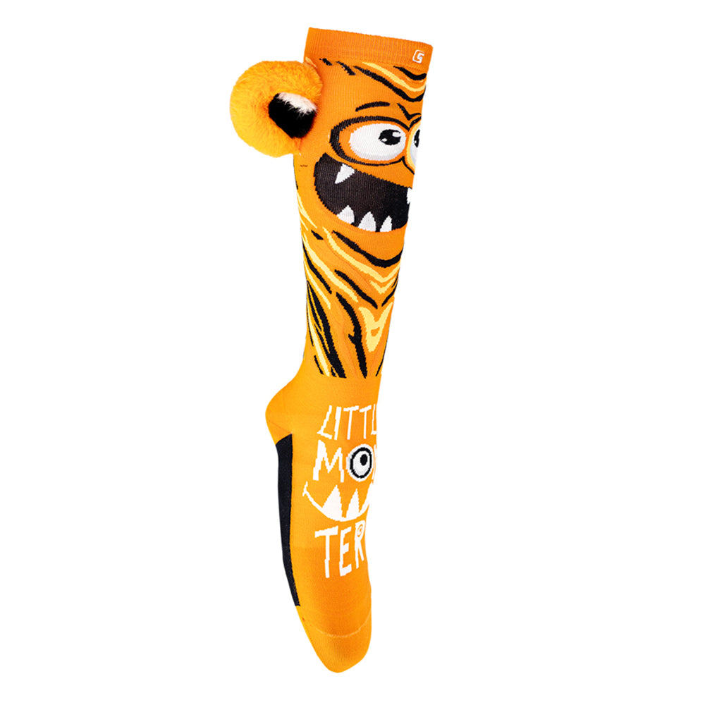 LITTLE MONSTER Orange | Crazy Socks