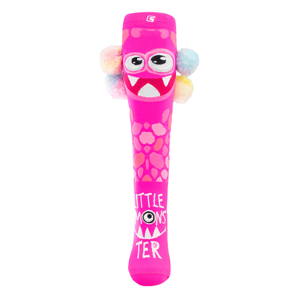 LITTLE MONSTER Pink | Crazy Socks
