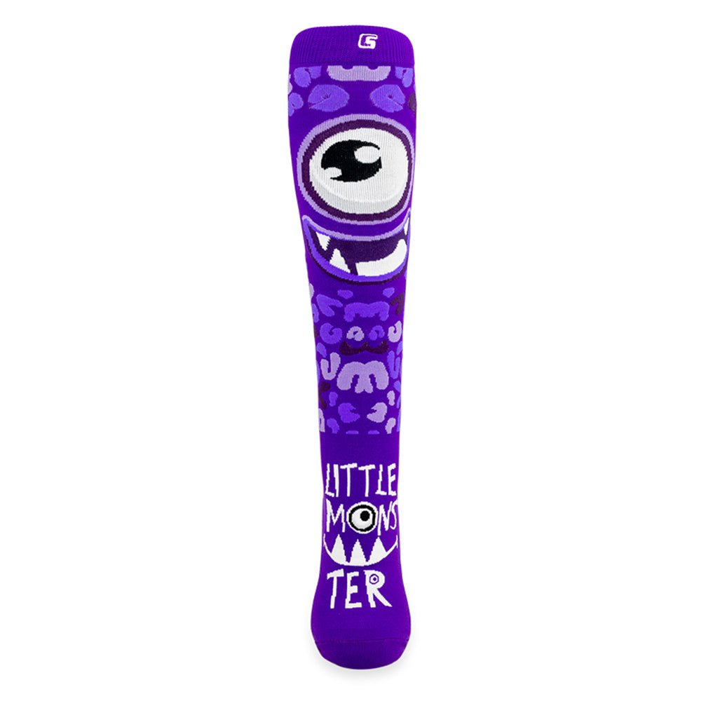 LITTLE MONSTER Purple | Crazy Socks