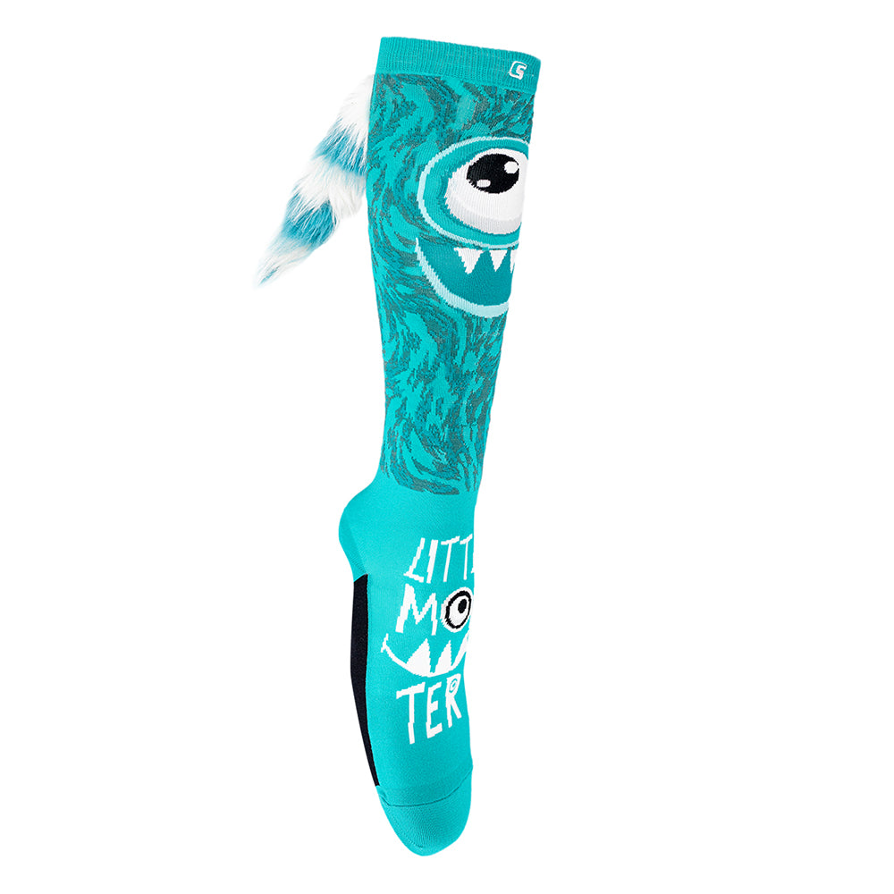 LITTLE MONSTER Teal | Crazy Socks