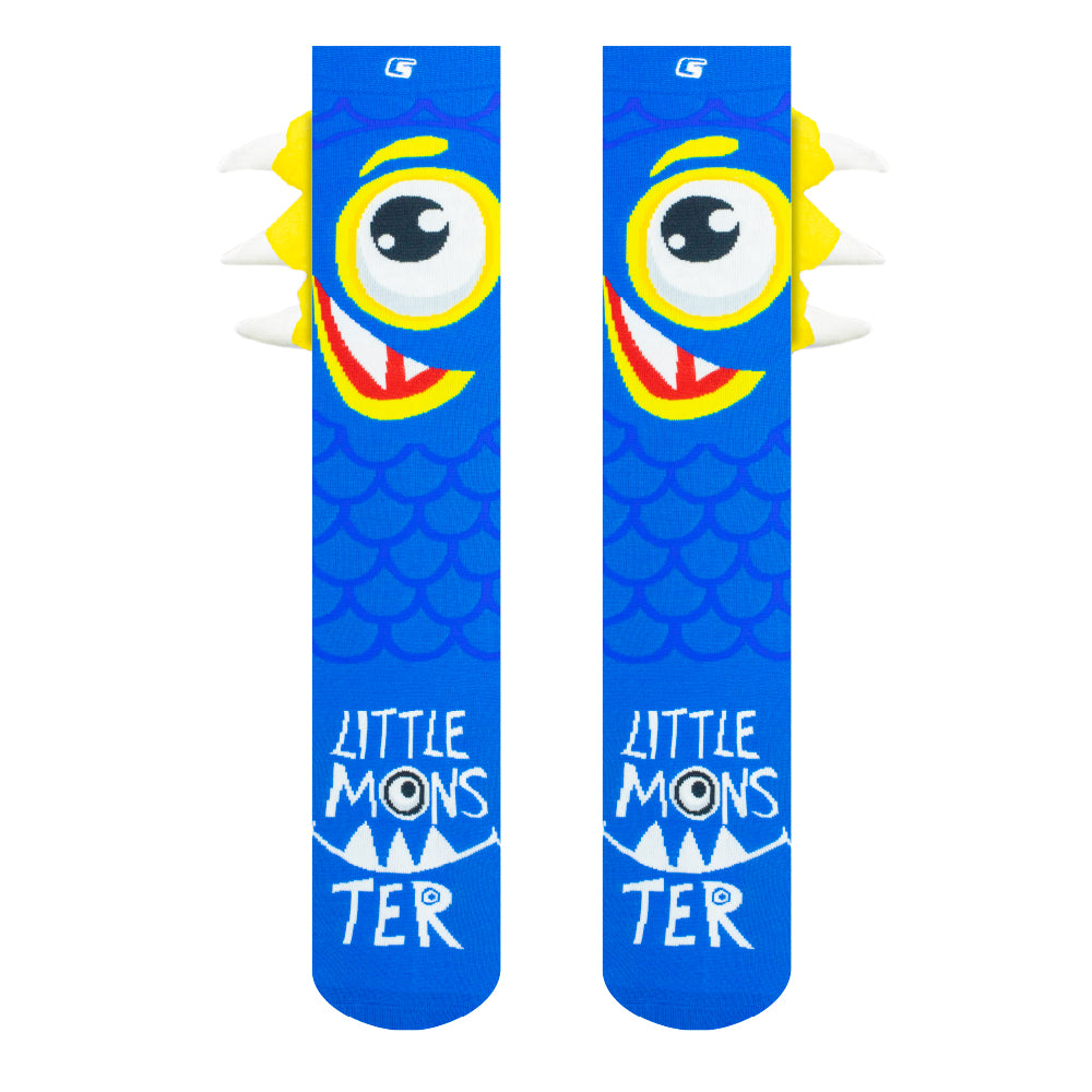 LITTLE MONSTER Blue | Crazy Socks