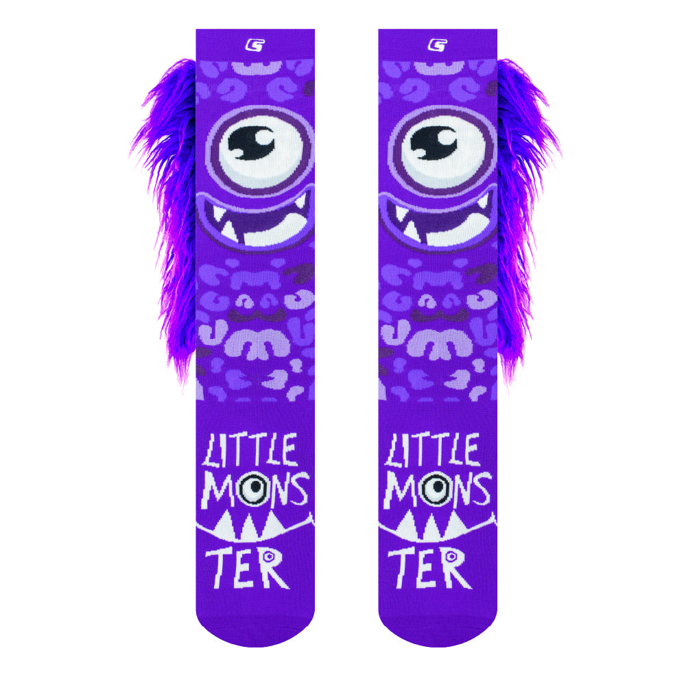 LITTLE MONSTER Purple | Crazy Socks