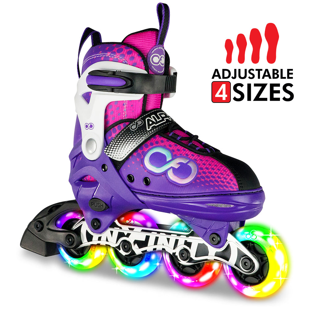 Pink and Purple Inline Skate