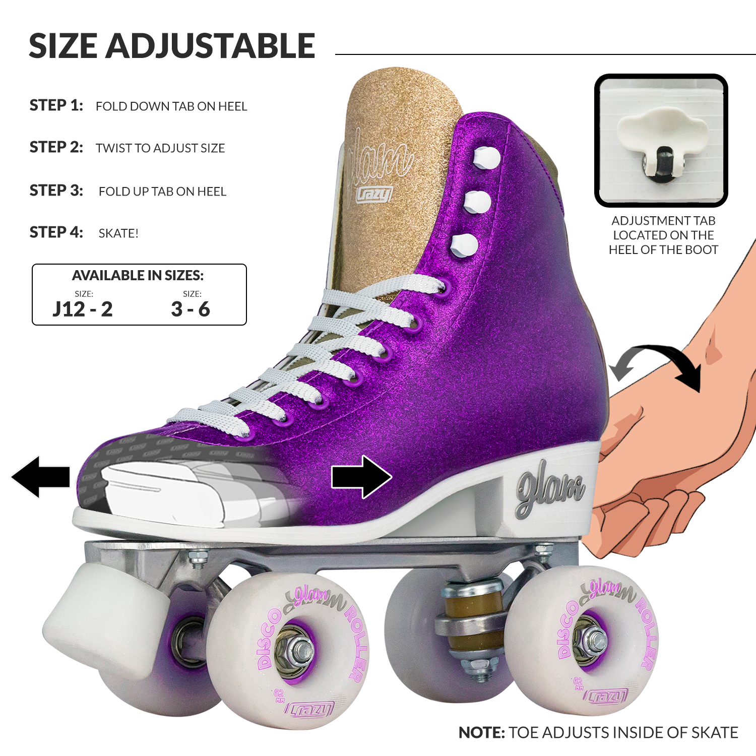 PURPLE GLITTER
