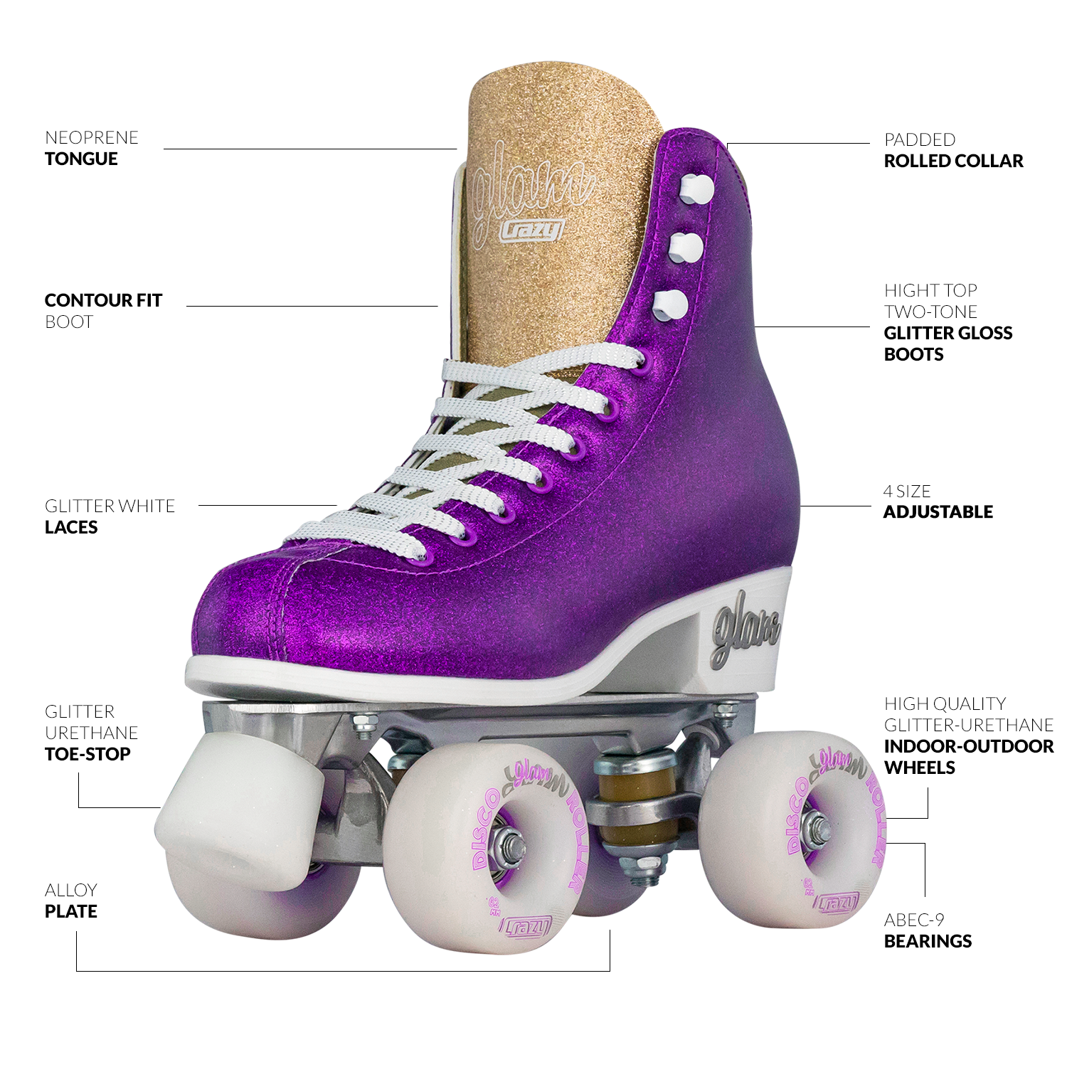 PURPLE GLITTER