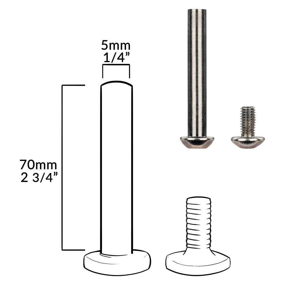 Axle Bolts Back Wheel - Suits NYC